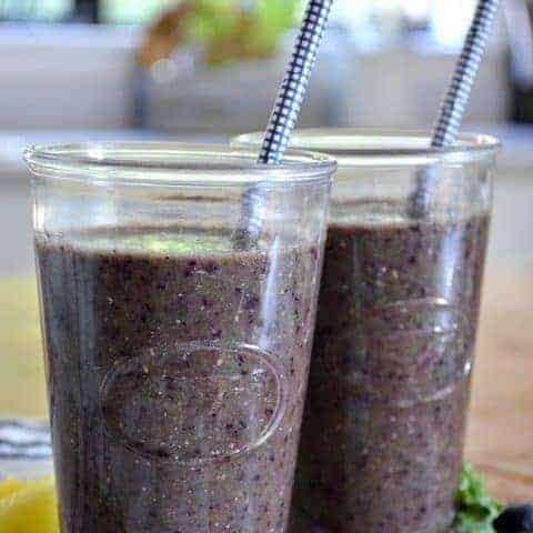 Kale Blueberry Smoothie