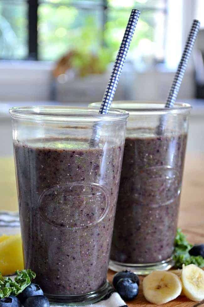 Kale Blueberry Smoothie