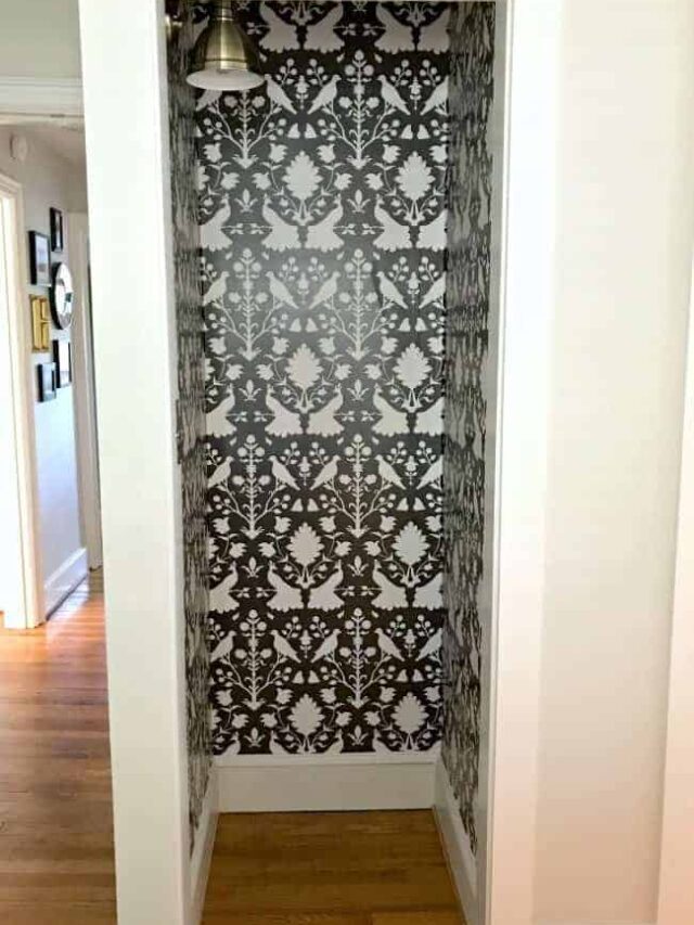 How To Hang Prepasted Wallpaper In A Closet Story