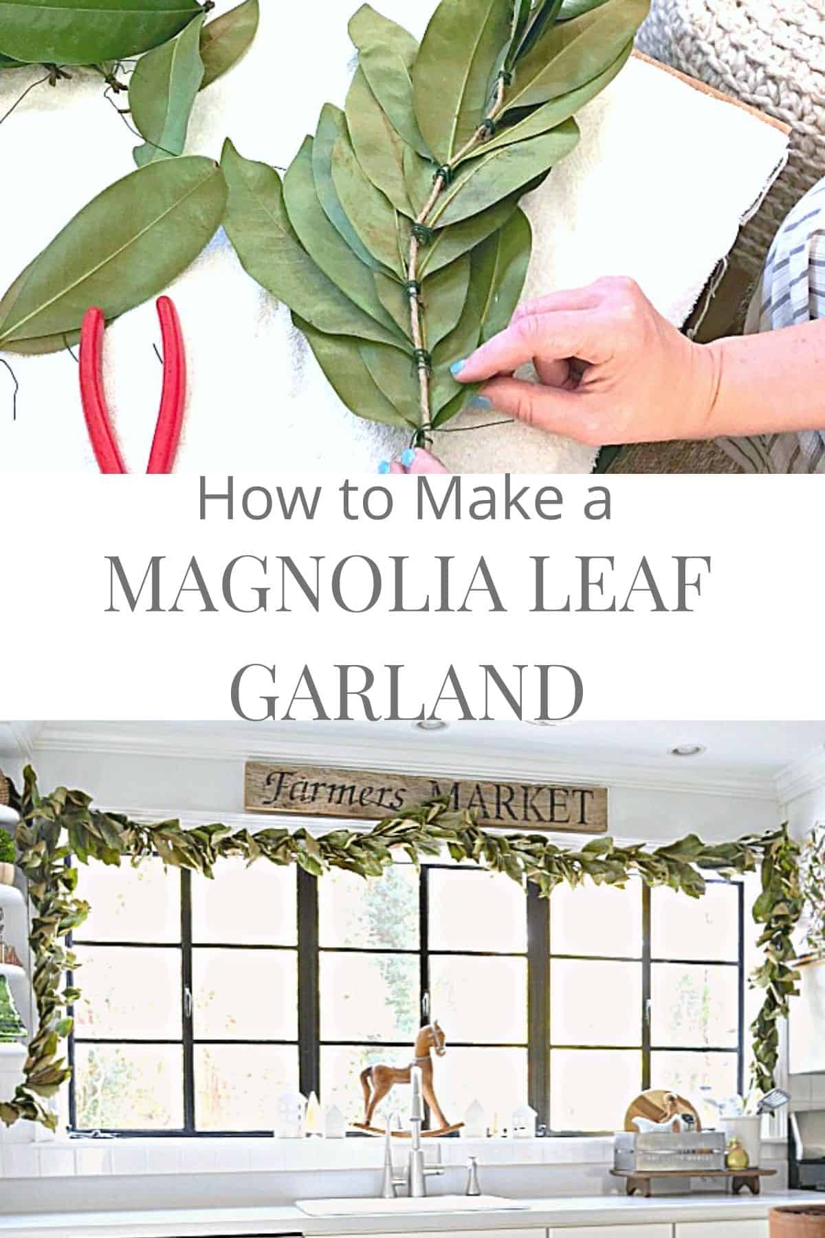 DIY Magnolia Leaf Garland · Chatfield Court