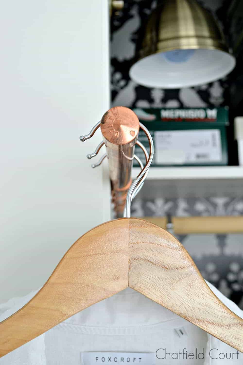 Make a DIY Sliding Clothes Rod for a Bedroom Closet Chatfield Court