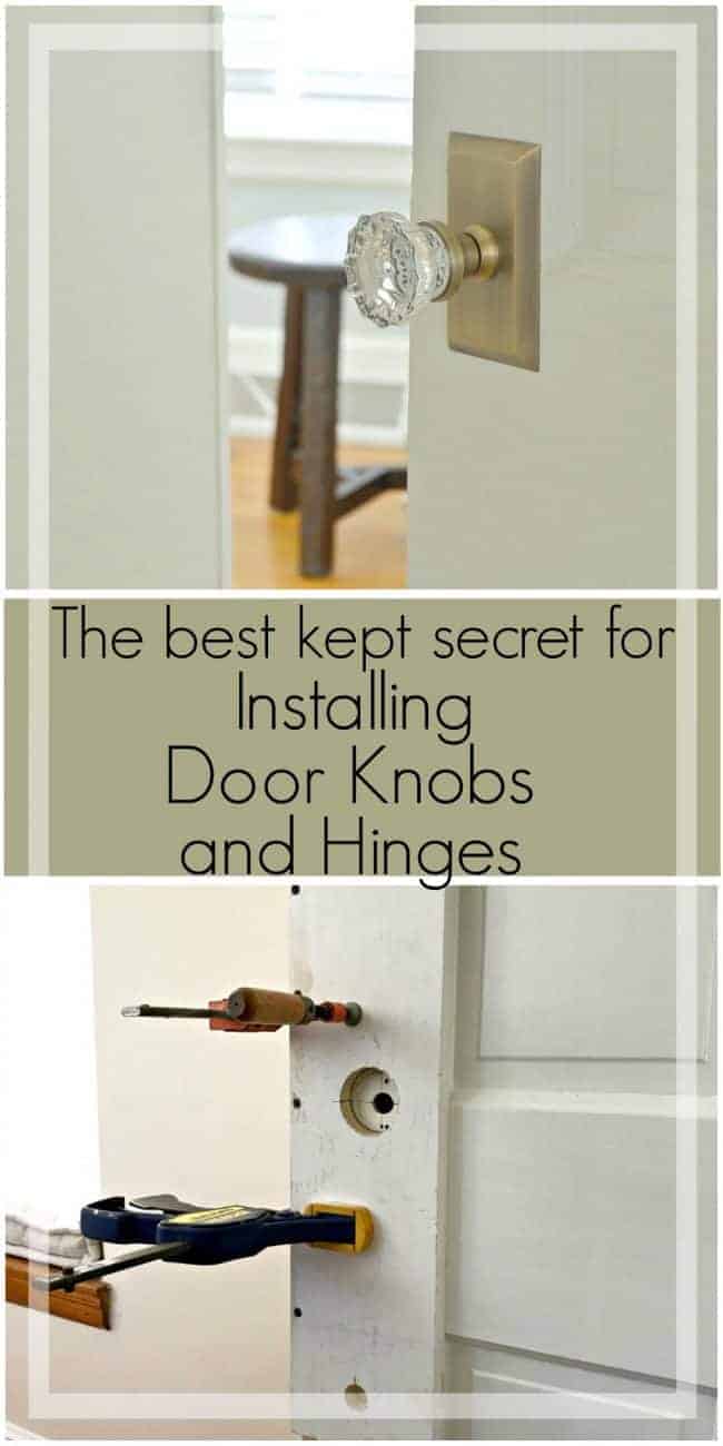 Replacing Old Door Knobs and Hinges Chatfield Court