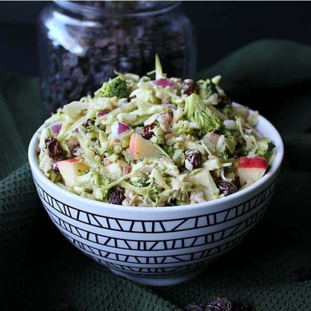 apple and broccoli salad that is a part of the 15 best cold summer salads