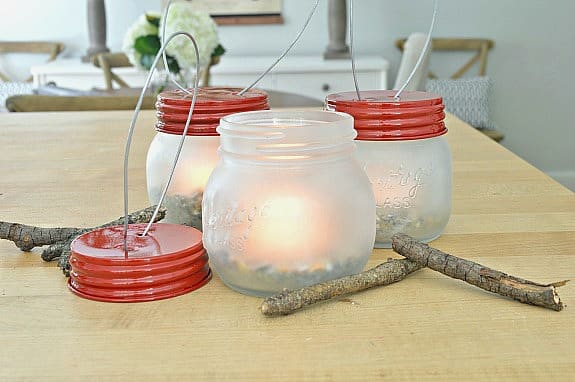 How to Make Mason Jar Lanterns