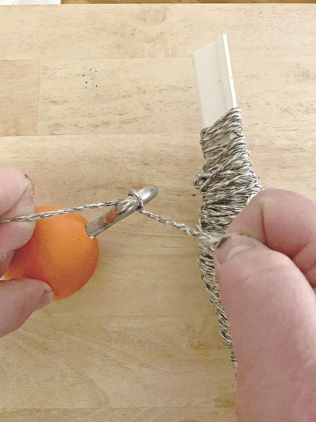 Making DIY Lighted Chicken Wire Christmas Balls and How to Hang Them