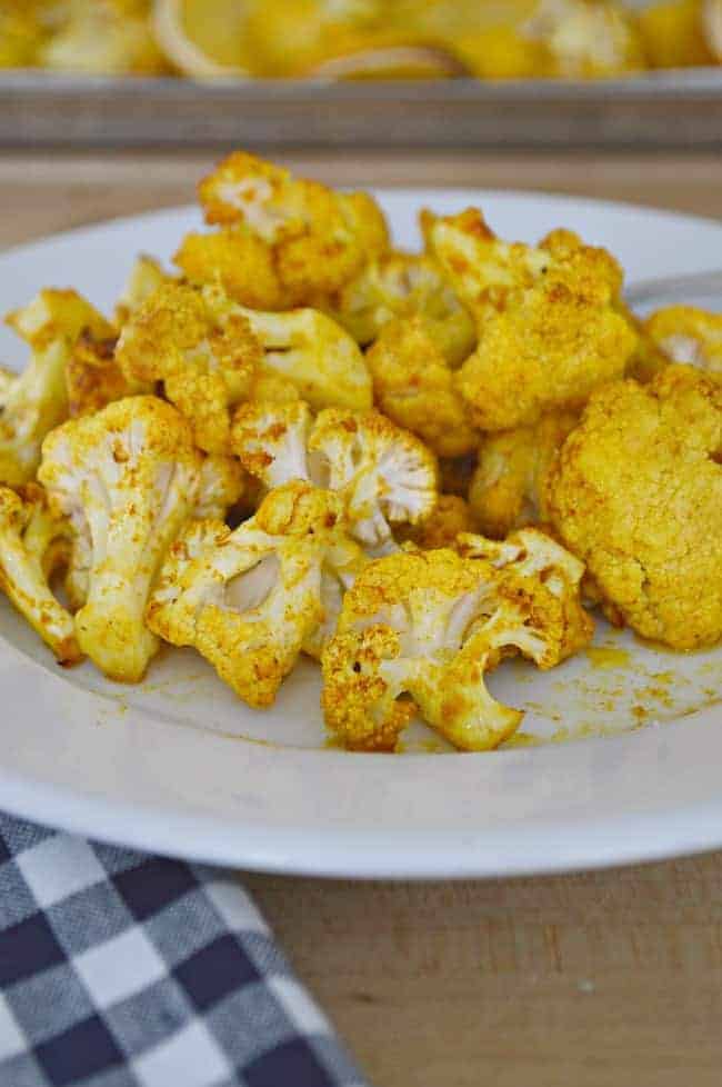 Turmeric Oven Roasted Cauliflower Recipe