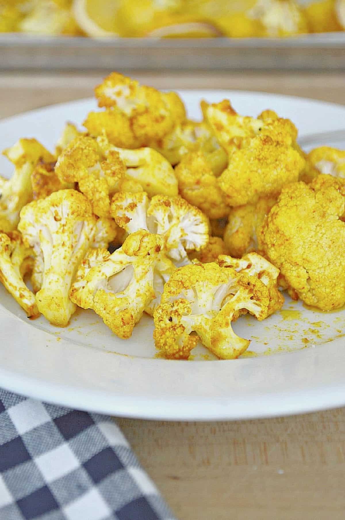 Turmeric Oven Roasted Cauliflower Recipe