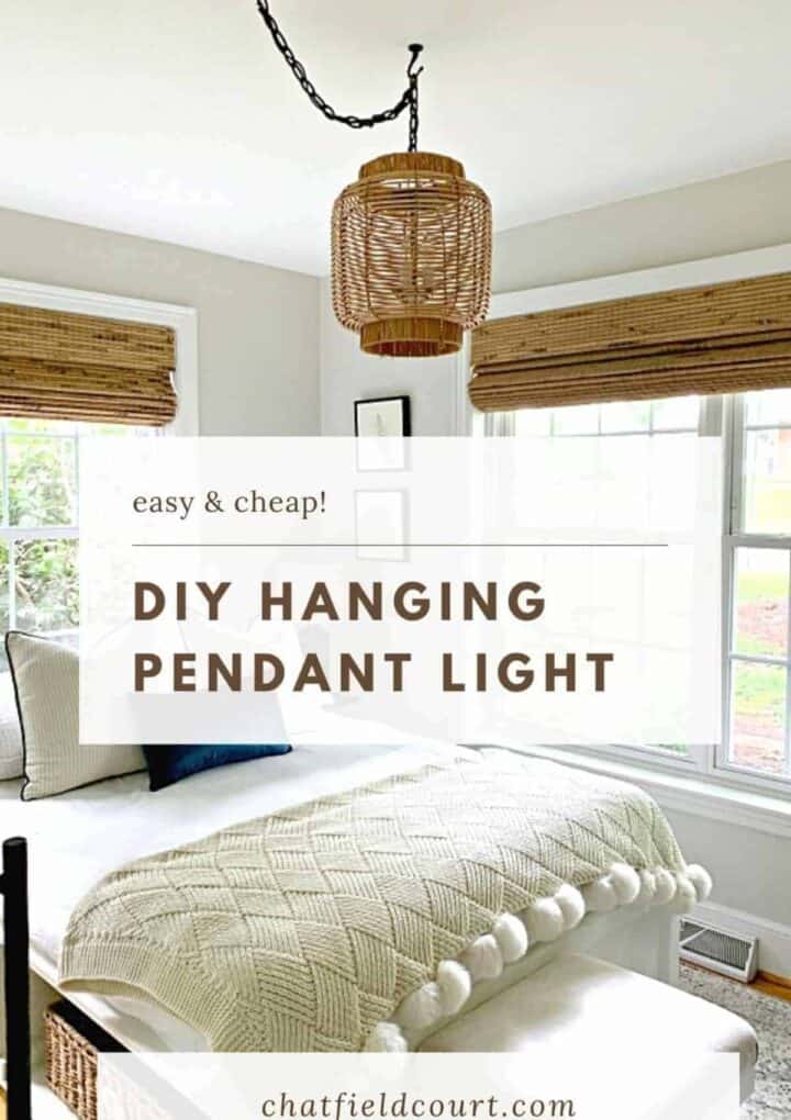 How To Make A Diy Hanging Light, Hanging Lamps For Bedroom