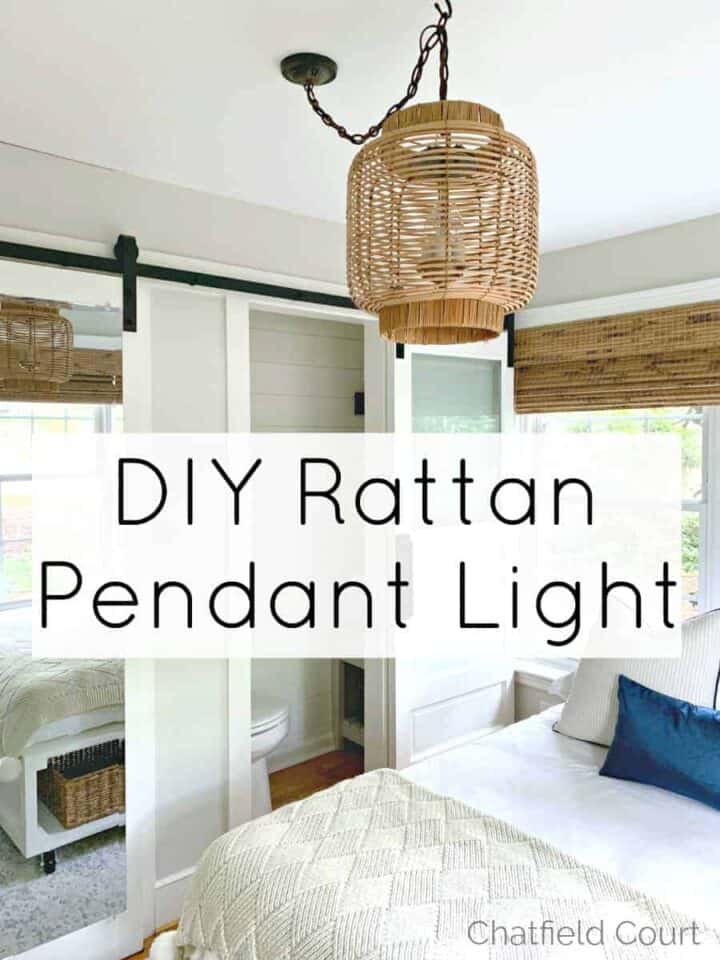 How to Make a DIY Hanging Light Chatfield Court