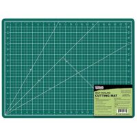 US Art Supply 18" x 24" GREEN/BLACK Professional Self Healing 5-Ply Double Sided Durable Non-Slip PVC Cutting Mat Great for Scrapbooking, Quilting, Sewing and all Arts & Crafts Projects