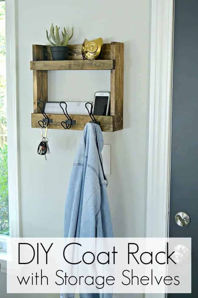 Wall Mounted Coat Rack with Storage Chatfield Court