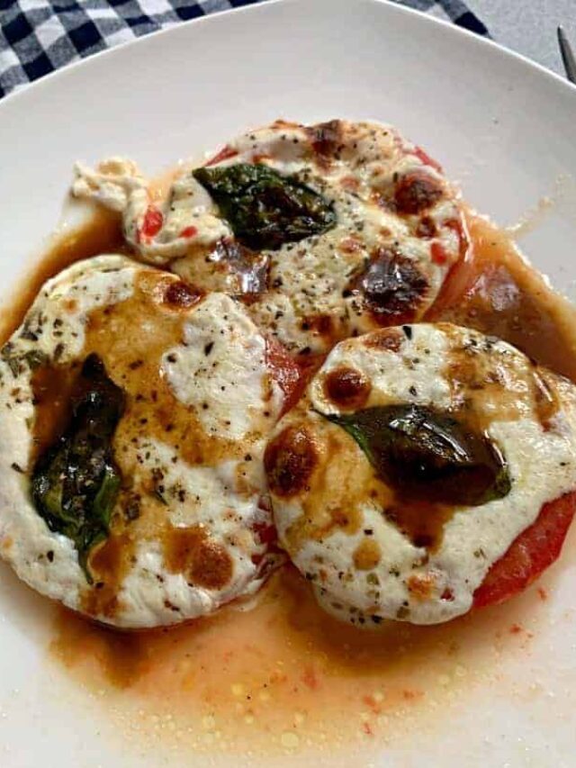 Easy Baked Tomatoes And Mozzarella Story