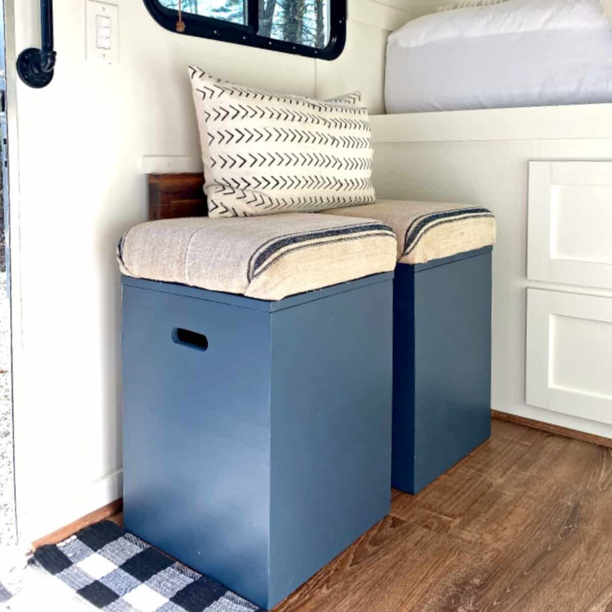 DIY Storage Ottoman