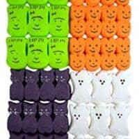 Halloween Peeps Variety Pack with Monsters, Ghosts, Pumpkins, and Spooky Cats, 3.375 oz, Pack of 4