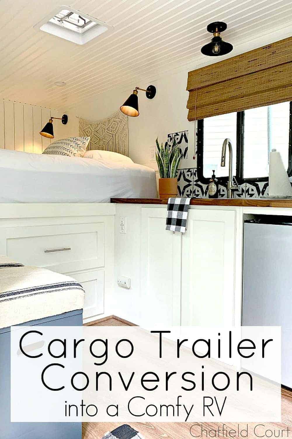 Cargo Trailer Conversion To Tiny Rv Chatfield Court