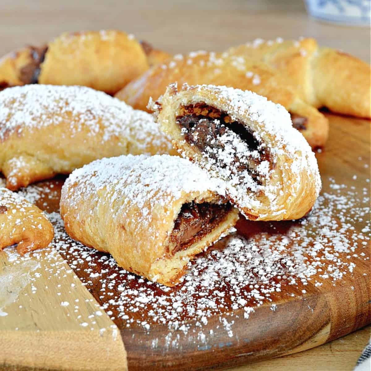 Easy Sweet and Salty Nutella Crescent Rolls