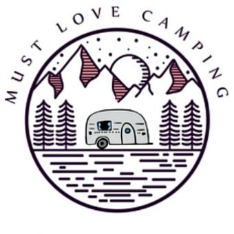 must love camping logo
