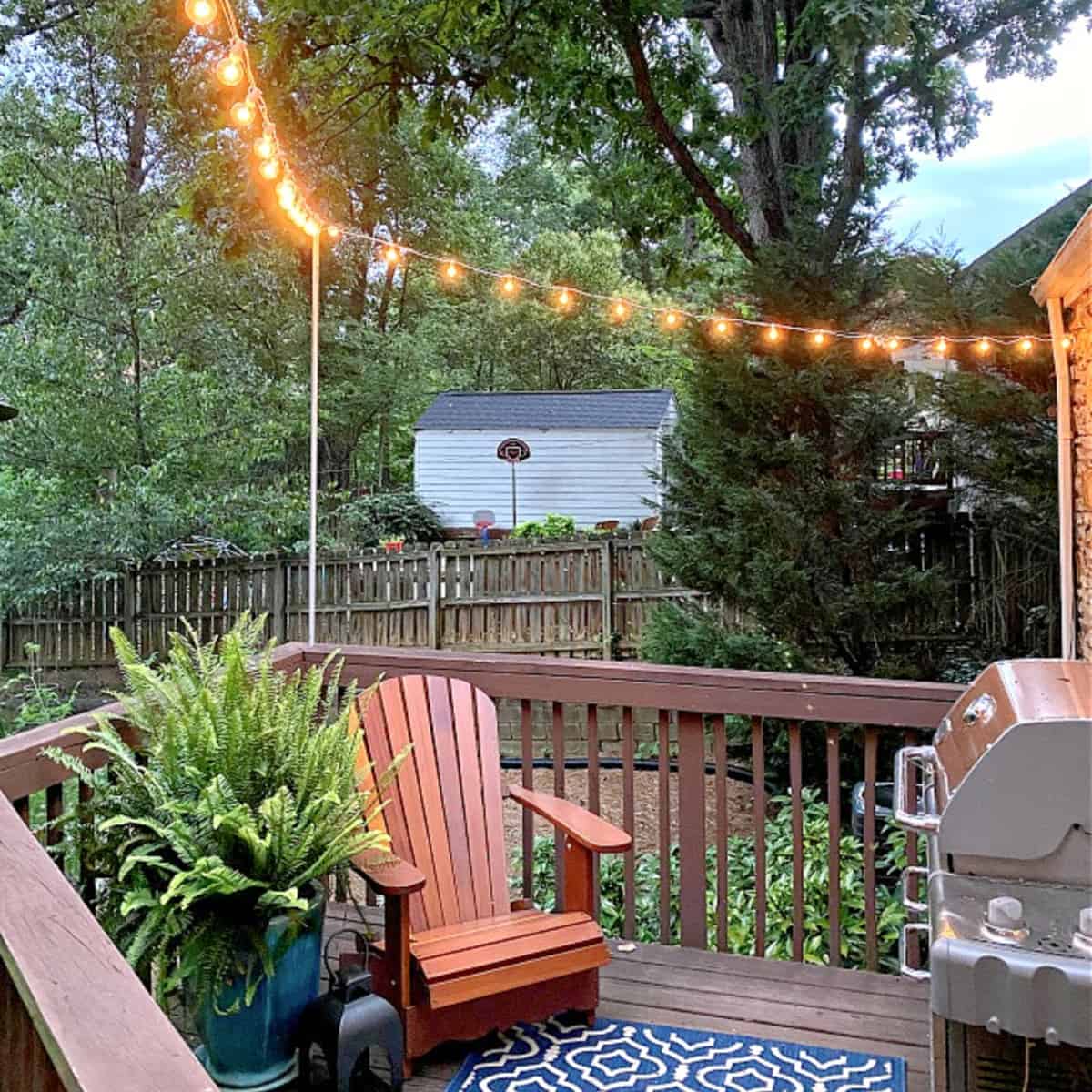 Tips for Hanging String Lights on a Deck