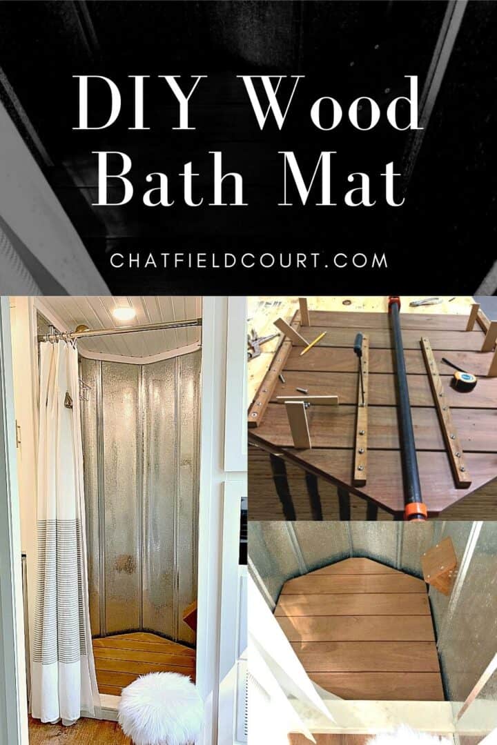 DIY Wood Bath Mat Chatfield Court