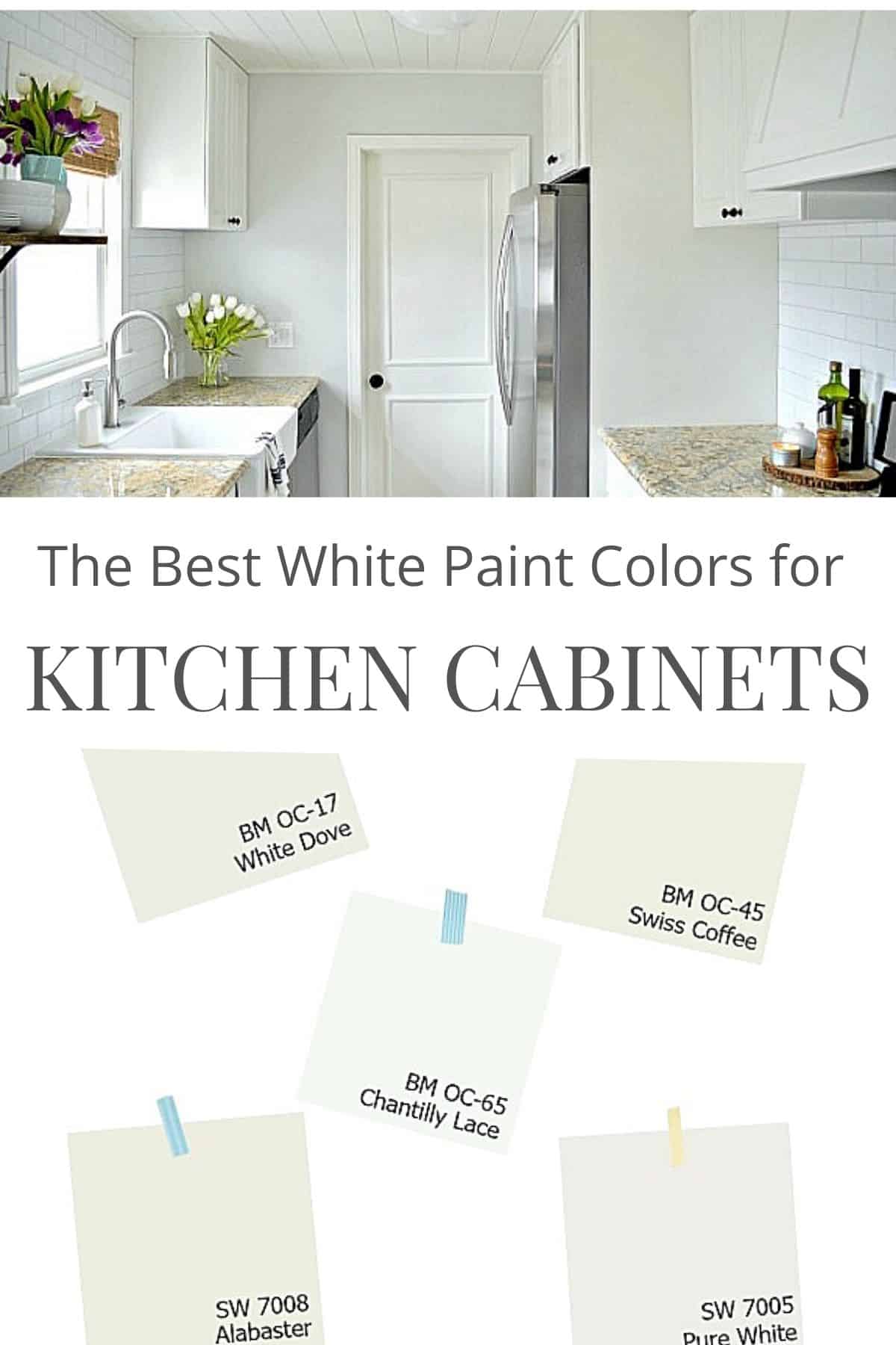 Choosing The Best White Paint Color For Your Kitchen Cabinets - What Is A Good White Paint Color For Kitchen Cabinets