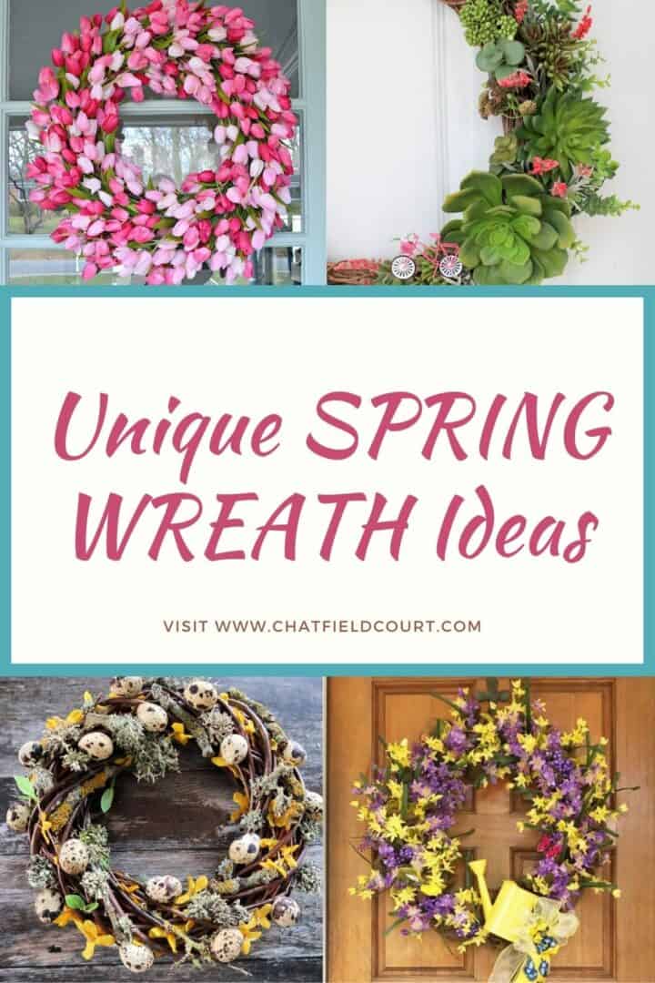 35 Pretty Spring Wreaths Ideas to Adorn Your Door This Season