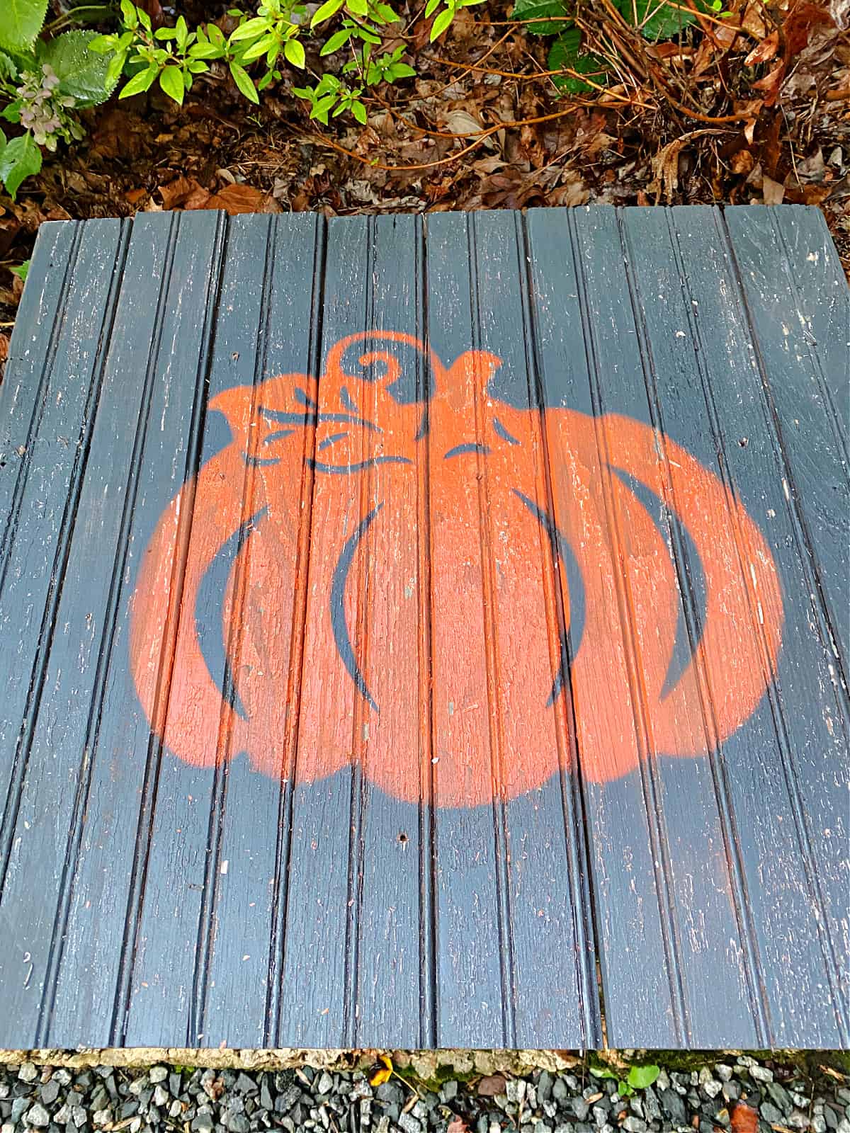 pumpkin wood sign