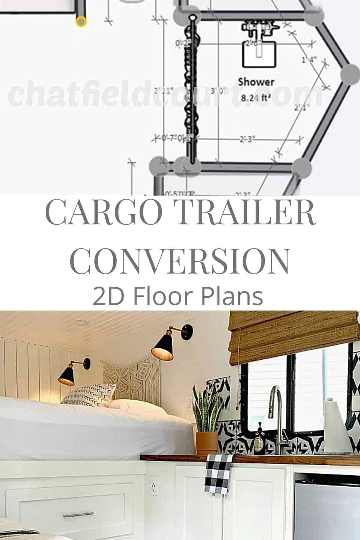 RV 2D floor plan