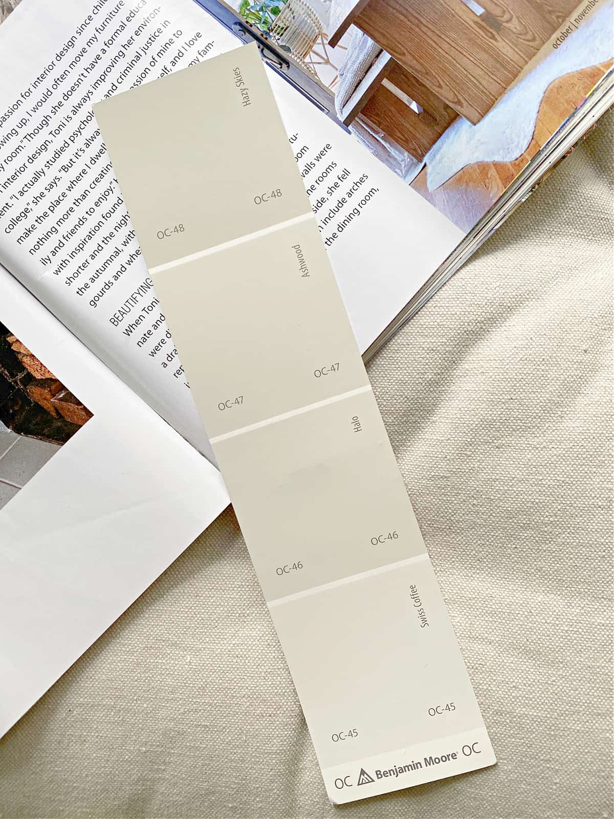 Off White Color Collection by Benjamin Moore