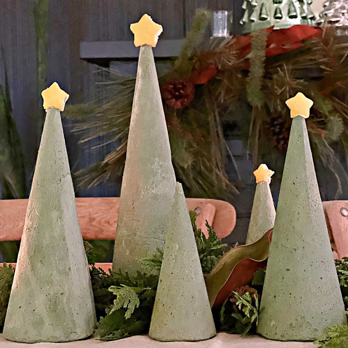 How to Make a Concrete Christmas Tree