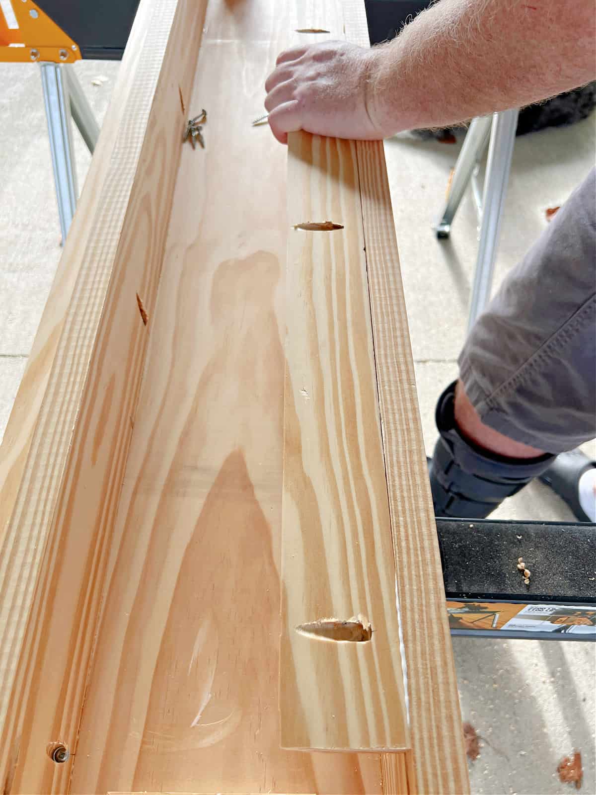 attaching french cleat to wood mantel shelf