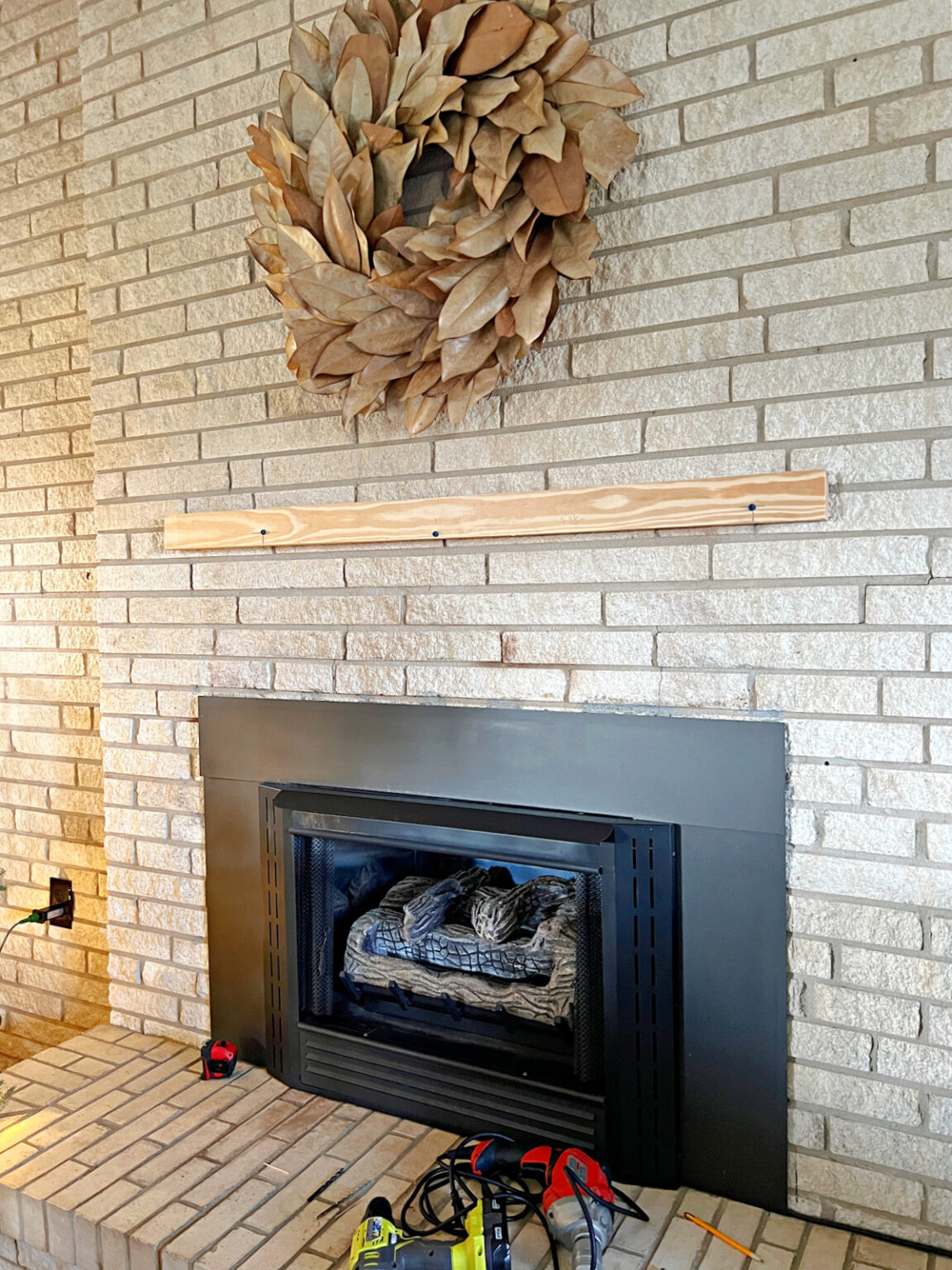 DIY Floating Mantel Shelf · Chatfield Court