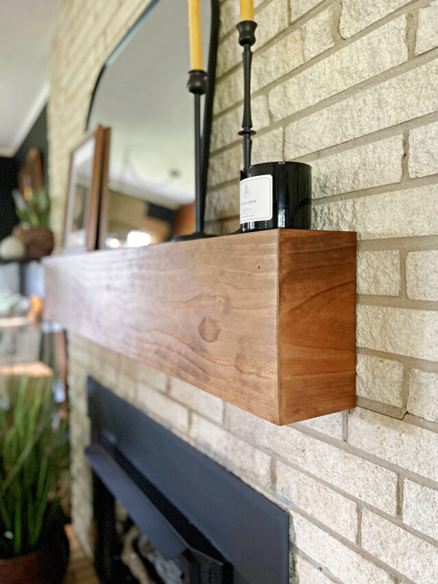 DIY Floating Mantel Shelf · Chatfield Court
