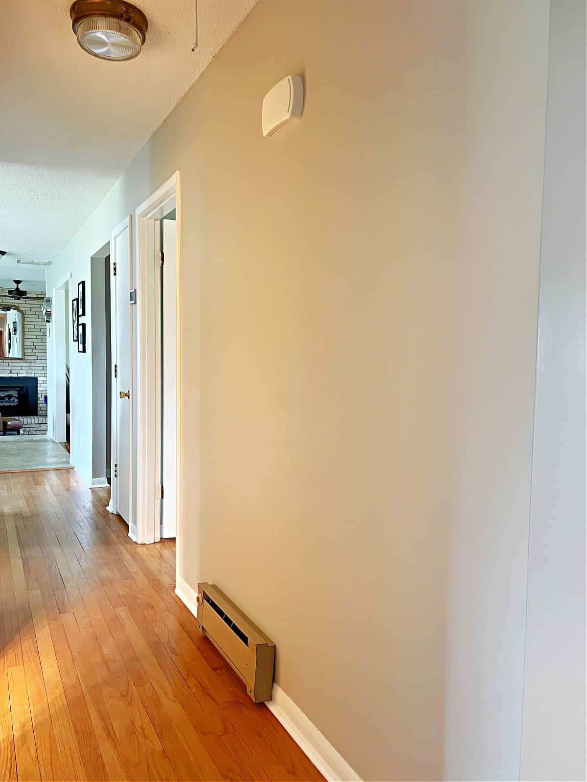 long narrow hallway before makeover