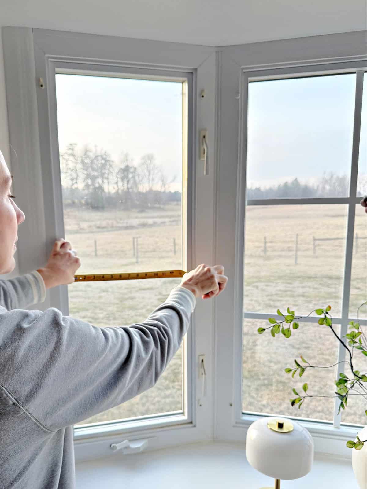 measuring windows for PVC mullions